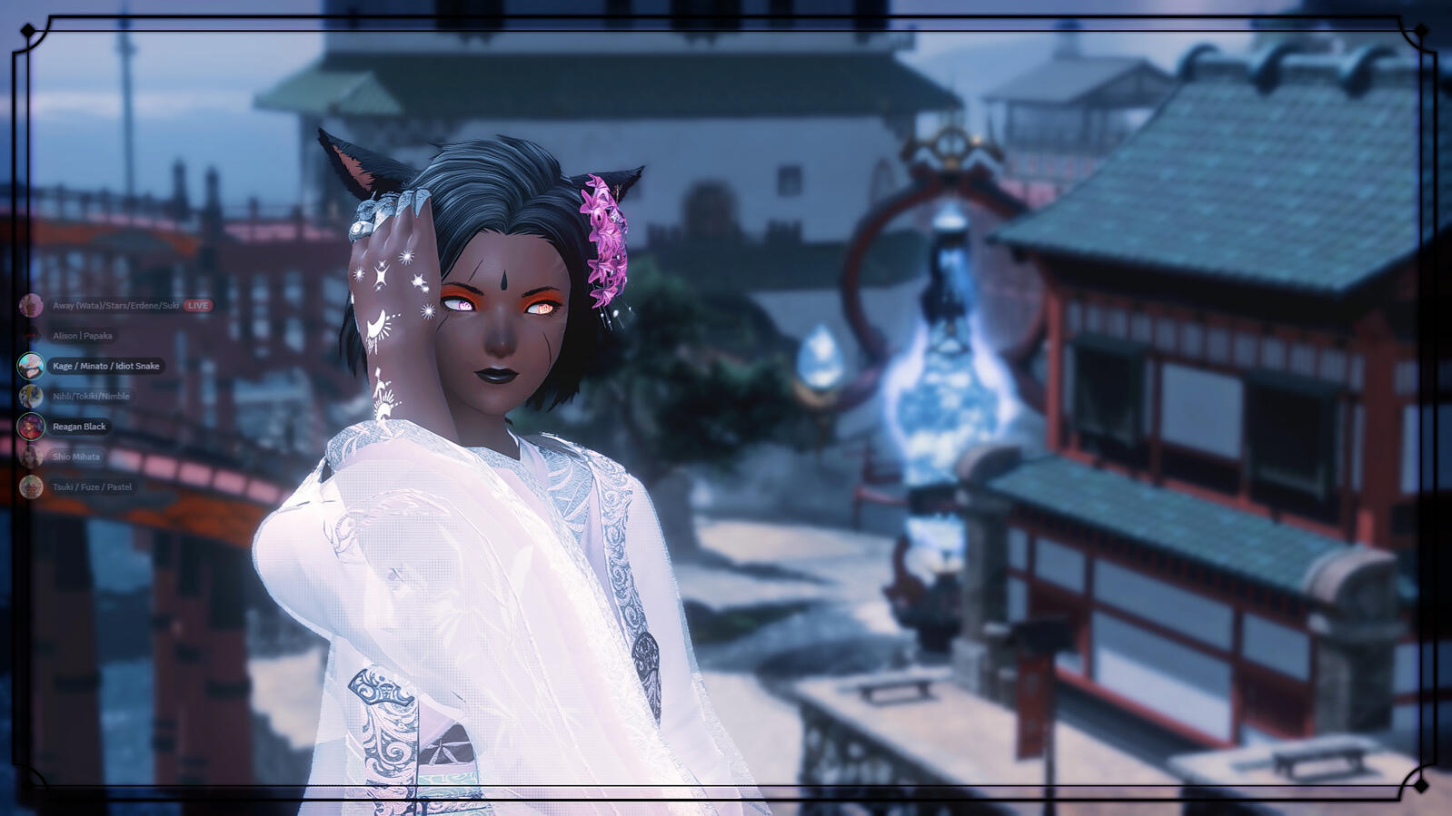 Calm day in Kugane (ignore the Discord overlay...)